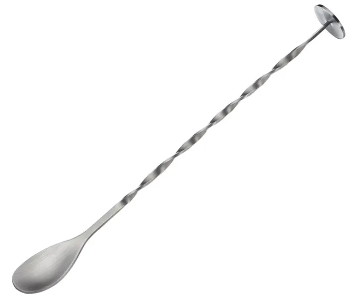 cilio Cocktaillöffel mit Stößel Edelstahl