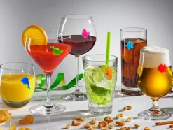 cilio Glasmarker-Set NAUTICO 12-teilig Silikon mehrfarbig