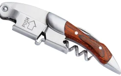 cilio Kellnermesser LEGNO 13 cm Metall satiniert Holzoptik