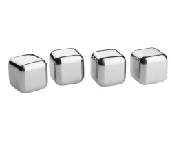 cilio Kühlwürfel Set STEEL 5-teilig Edelstahl silberfarbig