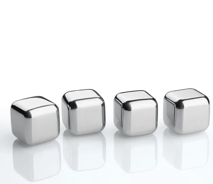 cilio Kühlwürfel Set STEEL 5-teilig Edelstahl silberfarbig