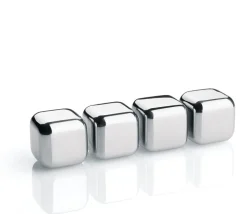 cilio Kühlwürfel Set STEEL 5-teilig Edelstahl silberfarbig