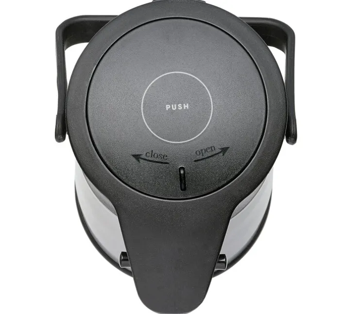 cilio Pumpkanne FESTINO 2,2 Liter silber/schwarz