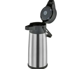 cilio Pumpkanne FESTINO 2,2 Liter silber/schwarz