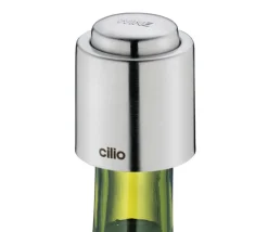 cilio Weinverschluss silberfarbig