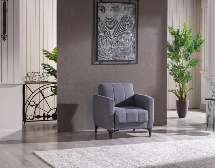 Cocktailsessel SEOUL grau