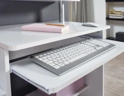 Computertisch 94 x 48,5 cm weiß