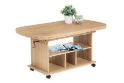 Couchtisch BABSI III 107-157 x 67 cm Eiche