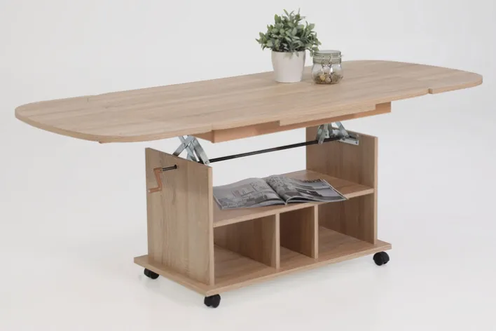 Couchtisch BABSI III 107-157 x 67 cm Eiche