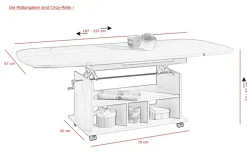 Couchtisch BABSI III weiß