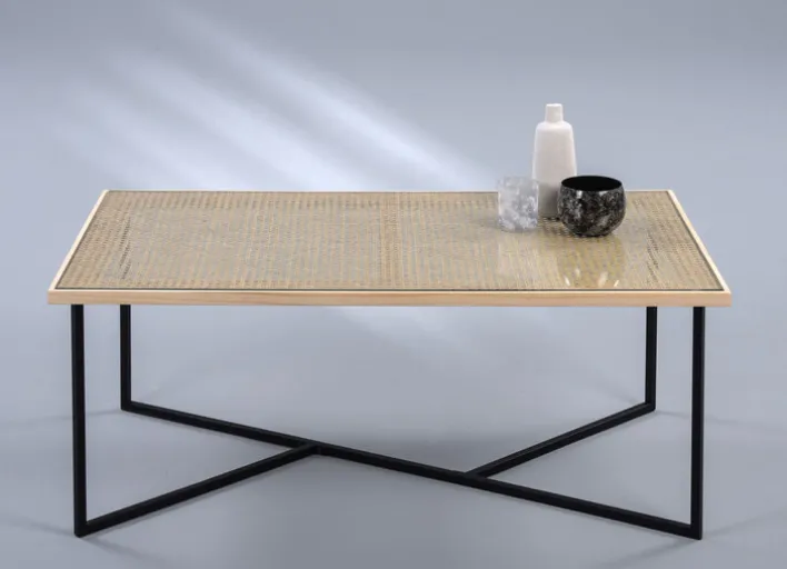 Couchtisch BRODY Wiener Geflecht