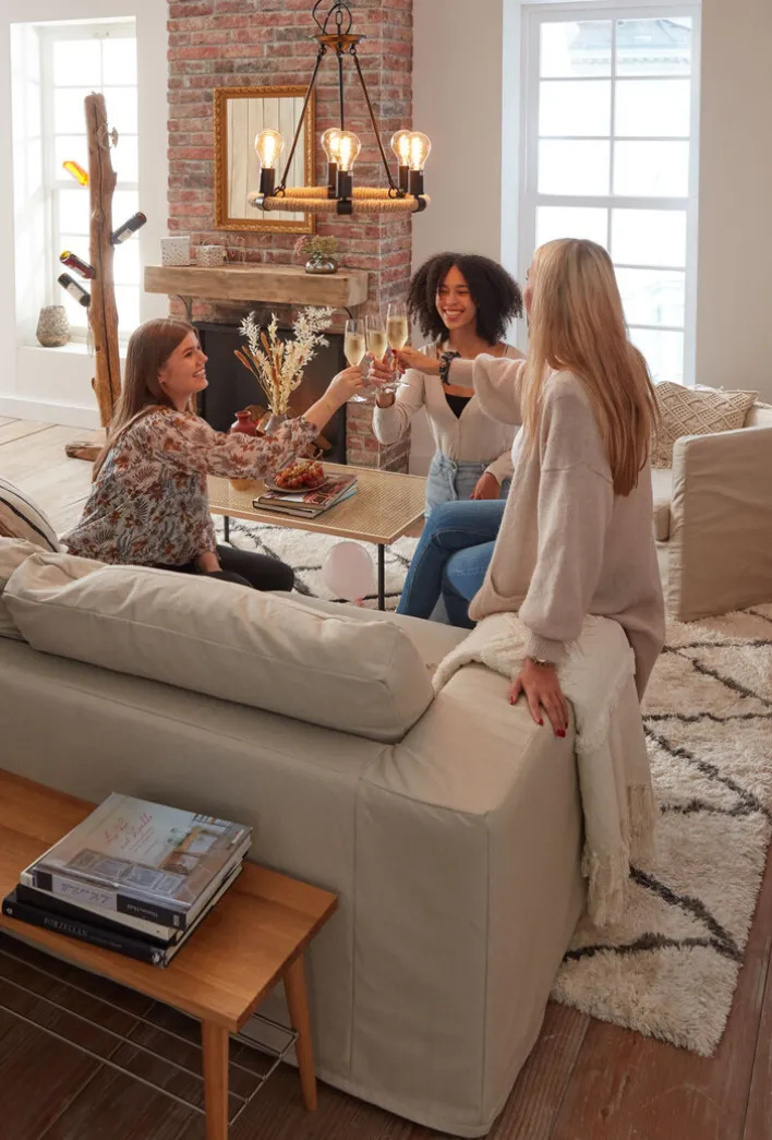 Couchtisch BRODY Wiener Geflecht