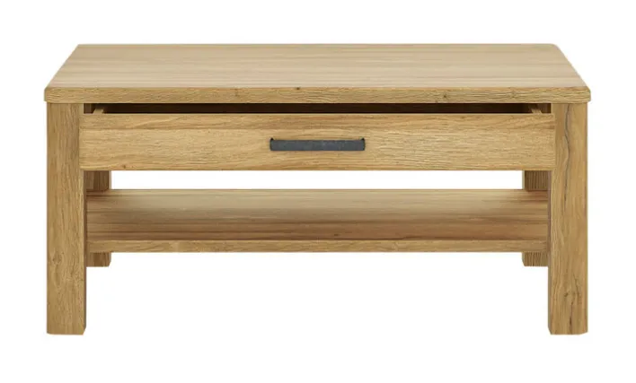 Couchtisch CORTINA 100 x 75 cm Eiche braun