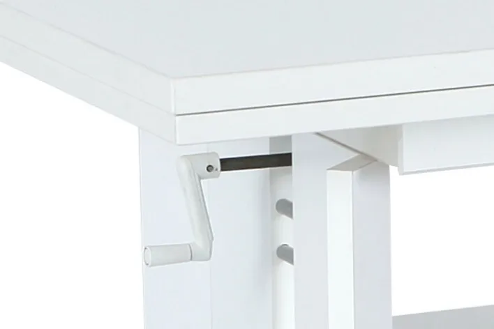 Couchtisch DARIO 110-180 x 68 cm weiß