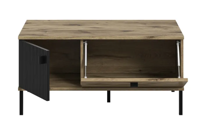 Couchtisch Lou 100 x 60 x 48 cm Nox Oak Nachbildung Braun