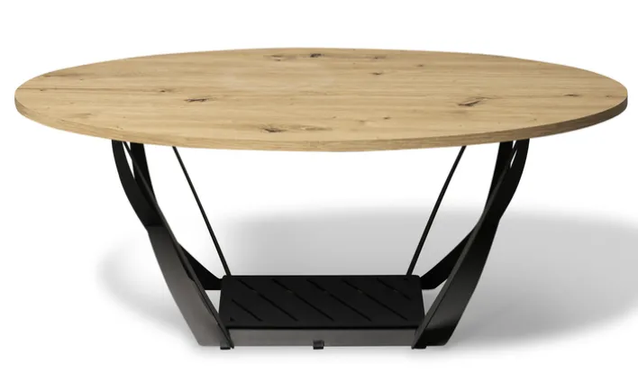 Couchtisch Mona 100x60 cm Artisan Eiche Dekor/schwarz