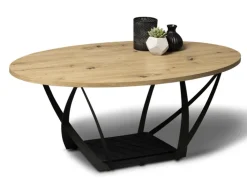 Couchtisch Mona 100x60 cm Artisan Eiche Dekor/schwarz