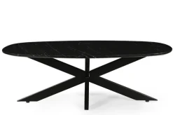 Couchtisch NOAH 120x70 cm Marmor Schwarz