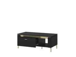 Couchtisch NORICA 110,4x46 cm schwarz matt