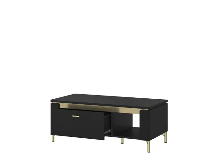 Couchtisch NORICA 110,4x46 cm schwarz matt