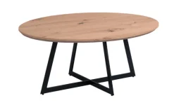 Couchtisch oval TOMY 90 x 70 cm