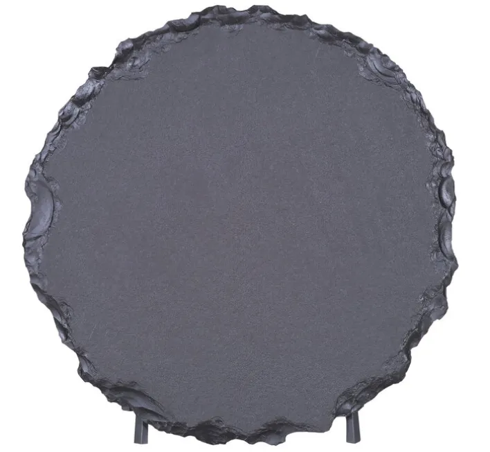 Couchtisch rund BOBBY 80 cm schwarz/ anthrazit