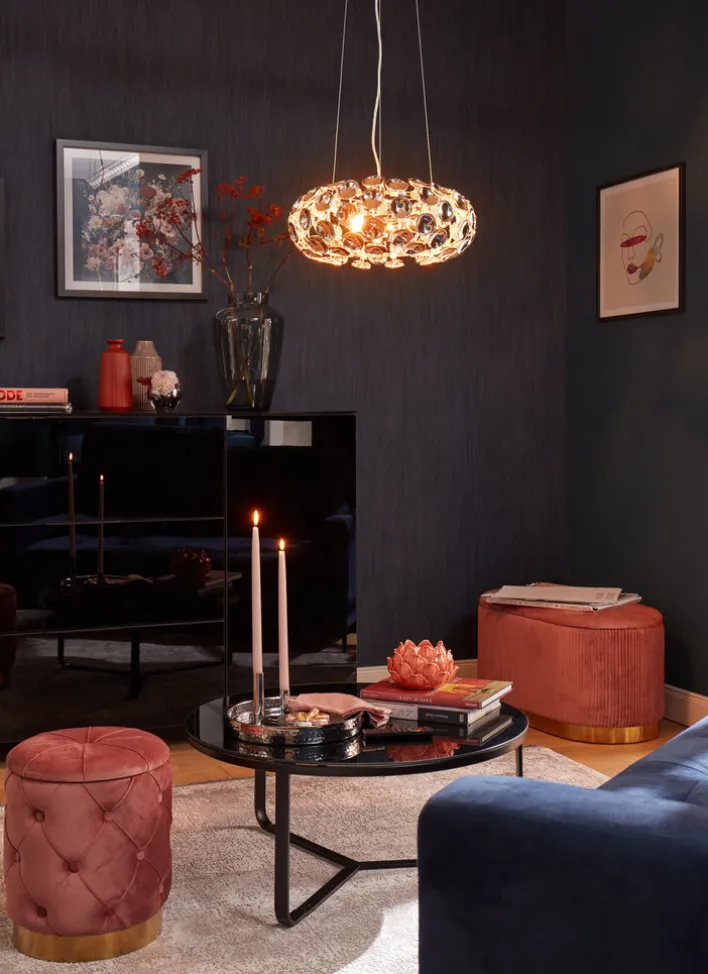 Couchtisch rund NEW YORK schwarz