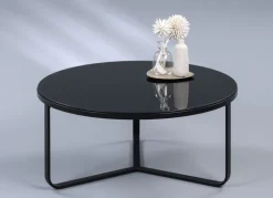 Couchtisch rund NEW YORK schwarz