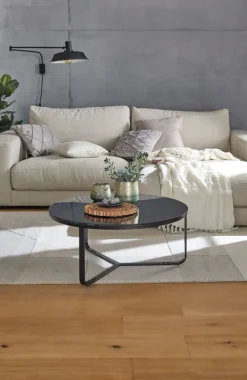 Couchtisch rund NEW YORK schwarz