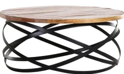 Couchtisch SAM 80 cm braun/ schwarz