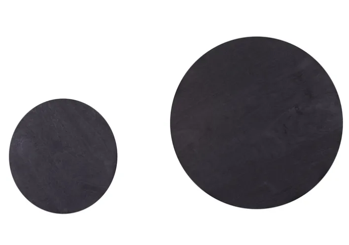 Couchtisch Set CORBY 2-teilig schwarz