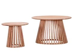 Couchtisch Set PIANO 2-teilig braun