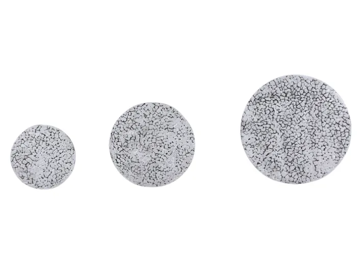 Couchtisch Set TEATIME 3-tlg. schwarz/silber