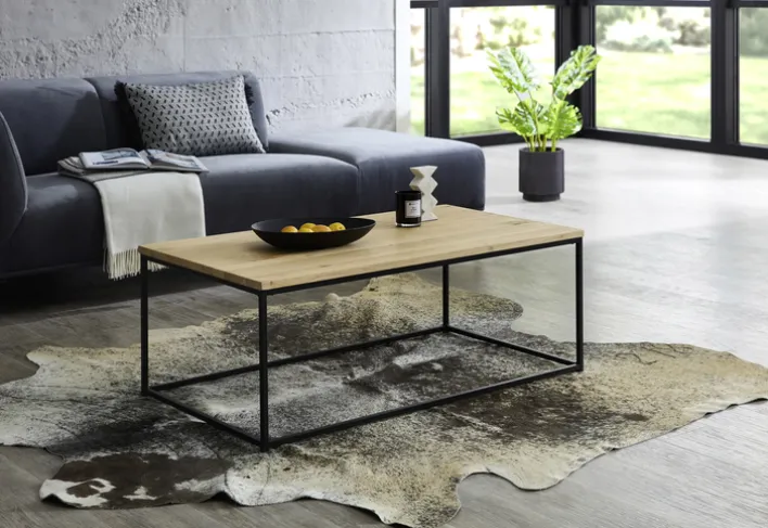 Couchtisch THOR 110x60 cm Eiche massiv
