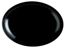 CreaTable Barbecueteller ITALIEN PARTY Glas schwarz