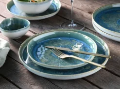 CreaTable Dessertteller YUKI 6er Set 22 cm Hochwertiges Steinzeug