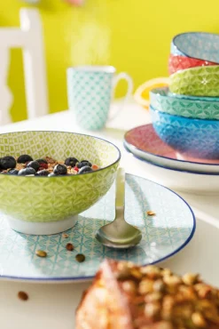 CreaTable Dipschale MEDITERRAN 4er Set 11,5 cm blau