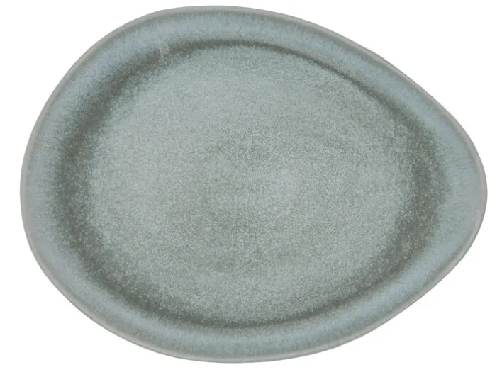 CreaTable Gourmetplatte PIETRA 31 x 24 cm Keramik graphitgrau