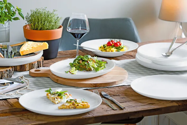 CreaTable Grill-/ Burgerteller ITALIEN PARTY weiß