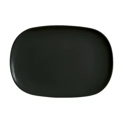 CreaTable Grillteller ITALIEN PARTY 34 cm Glas schwarz