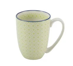 CreaTable Kaffeebecher MEDITERRAN 4er Set - je 300 ml grün