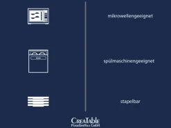 CreaTable Kombi Service NORDIC FJORD 16 tgl. beige