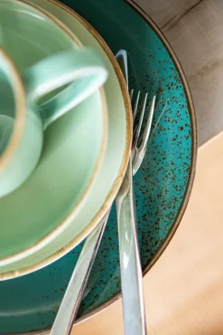 CreaTable Kombiservice NATURE COLLECTION GREEN LIFE 16-teilig grün