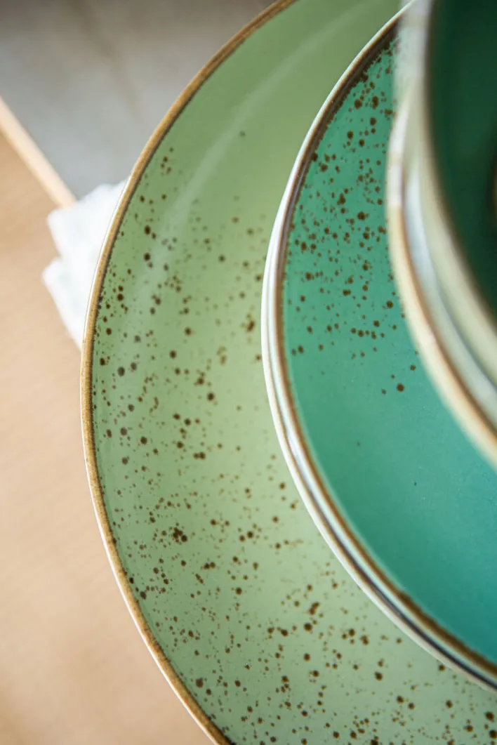 CreaTable Kombiservice NATURE COLLECTION GREEN LIFE 16-teilig grün