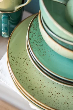 CreaTable Kombiservice NATURE COLLECTION GREEN LIFE 16-teilig grün