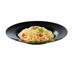CreaTable Pastateller ITALIEN PARTY 29 cm Glas schwarz