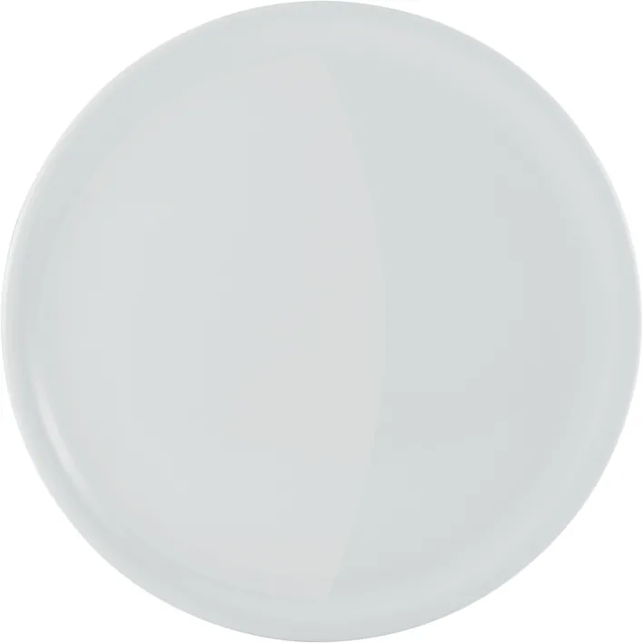 CreaTable Pizzateller EUROPA 35 cm Porzellan weiß