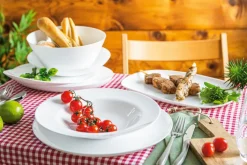 CreaTable Pizzateller ITALIEN PARTY 32 cm weiß