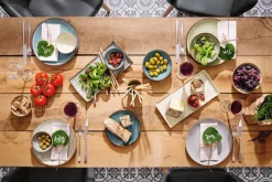 CreaTable Suppenteller NATURE COLLECTION wasserblau