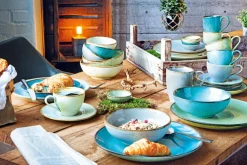 CreaTable Suppenteller NATURE COLLECTION wasserblau